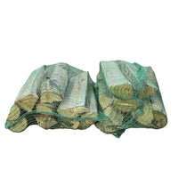 Kaminholz Laubholz-Mix 25 cm Scheitlänge,  im Netzsack  12,5 dm³, kammergetrocknet & sofort brennbereit.