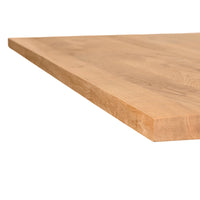 Tischplatte Eiche massiv 4 cm, in 140-240 cm Länge, mit Baumkante oder gerade Kante , Kratzfest & natürlich geölt, Hochwer...