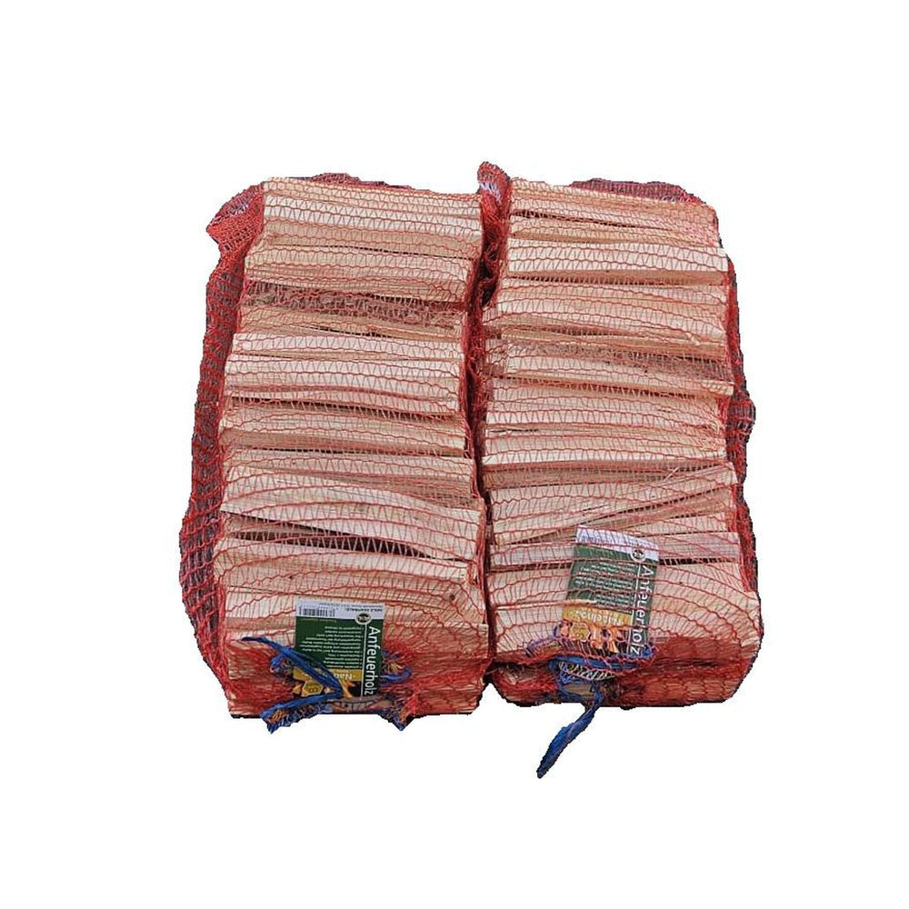 Anzündholz/ Anfeuerholz , 5 dm³ im Netzsack, aus Nadelholz