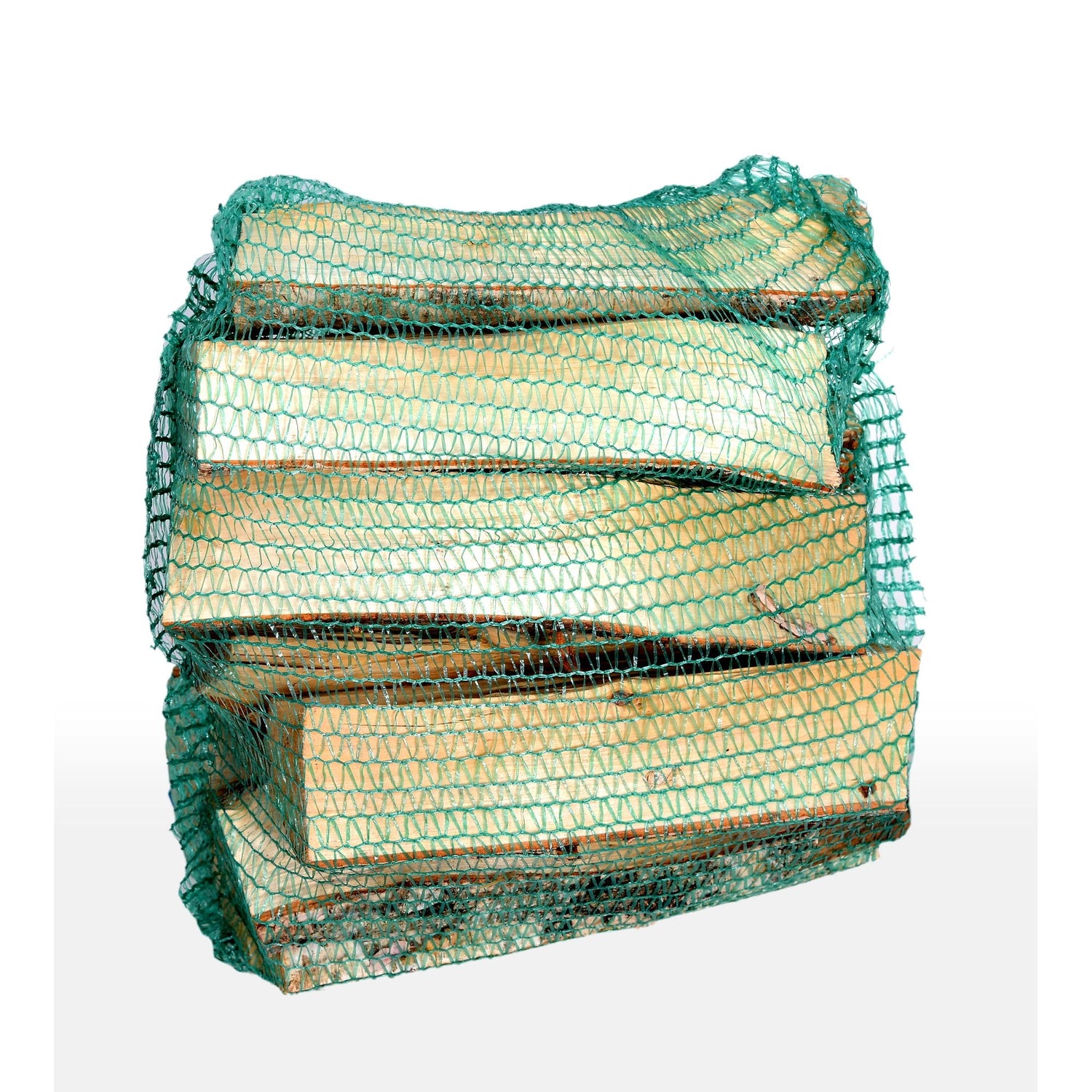 Kaminholz Laubholz-Mix 25 cm Scheitlänge,  im Netzsack  12,5 dm³, kammergetrocknet & sofort brennbereit.