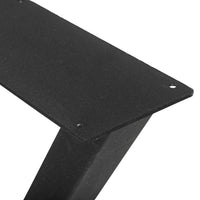 Massivholztisch Eiche  – Esszimmertisch mit 4 cm Tischplatte,  in 140-240 cm Länge,  mit Baumkante und gerade Kante &  X-Gestell aus Metall – moderner Esstisch Industrie-Design, handgefertigt, Kratzfest & natürlich geölt
