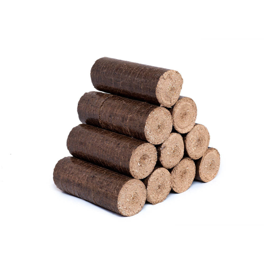 Holzbriketts Nestro (rund) 100% Eiche  10 Kg Packung