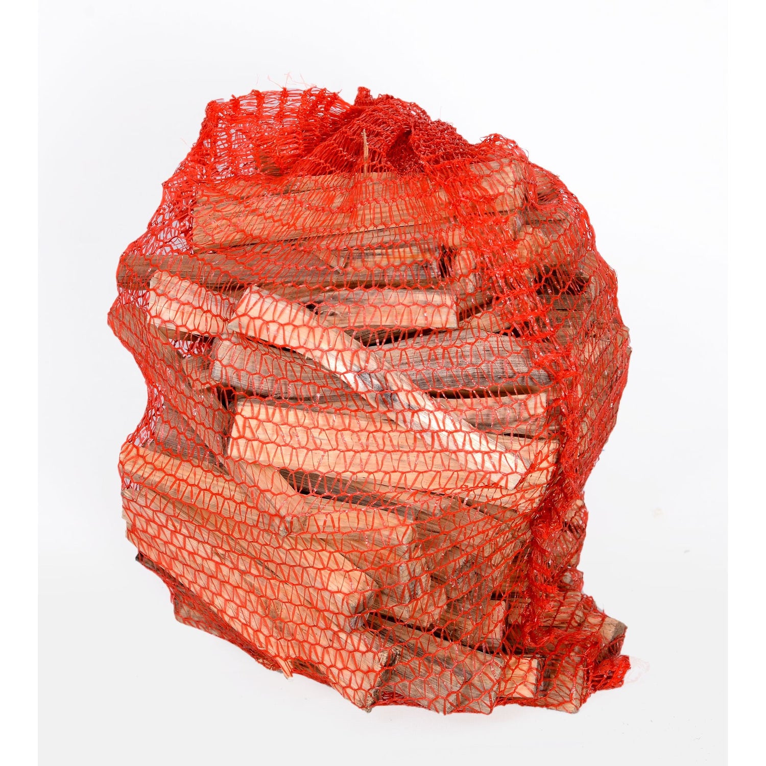 Anzündholz/ Anfeuerholz , 5 dm³ im Netzsack, aus Nadelholz