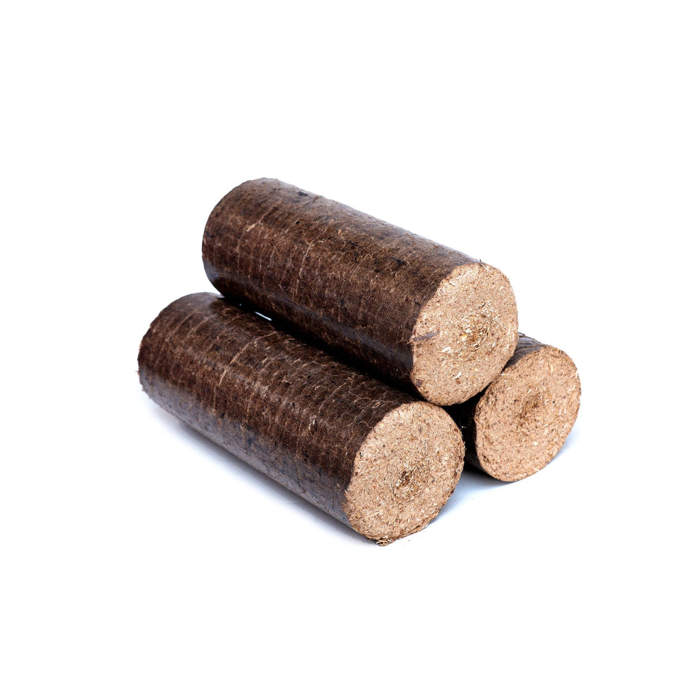 Holzbriketts Nestro (rund) 100% Eiche  10 Kg Packung