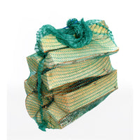 Kaminholz Laubholz-Mix 25 cm Scheitlänge, im Netzsack 12,5 dm³, kammergetrocknet & sofort brennbereit. - K6ee1a Z0