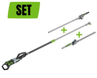 EGO PPCX1000 Set mit Hochentaster-Aufsatz und Heckenscheren-Aufsatz KIT