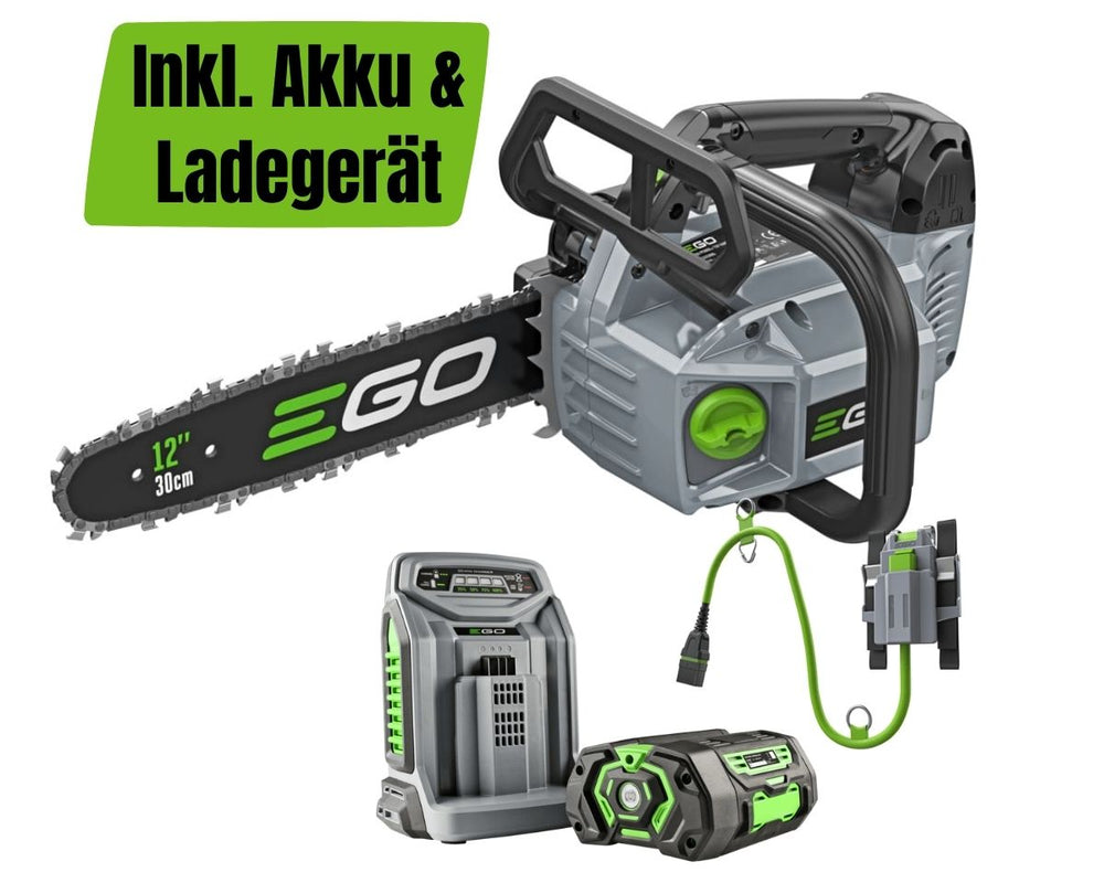 EGO CSX3002 Top-Handle Kettensäge KIT inkl. Akku & Ladegerät