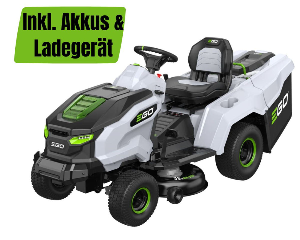 EGO TR3801E-B Aufsitzmäher 98cm KIT