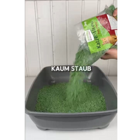 Denny BioAnimals®Tofu (Soja) Katzenstreu 15 kg (5 Säcke je 3 kg), 40 L – natürlich & biologisch abbaubar – saugstark, klumpend, staubfrei & geruchsneutral – nachhaltige Katzenstreu aus Pflanzenfasern.
