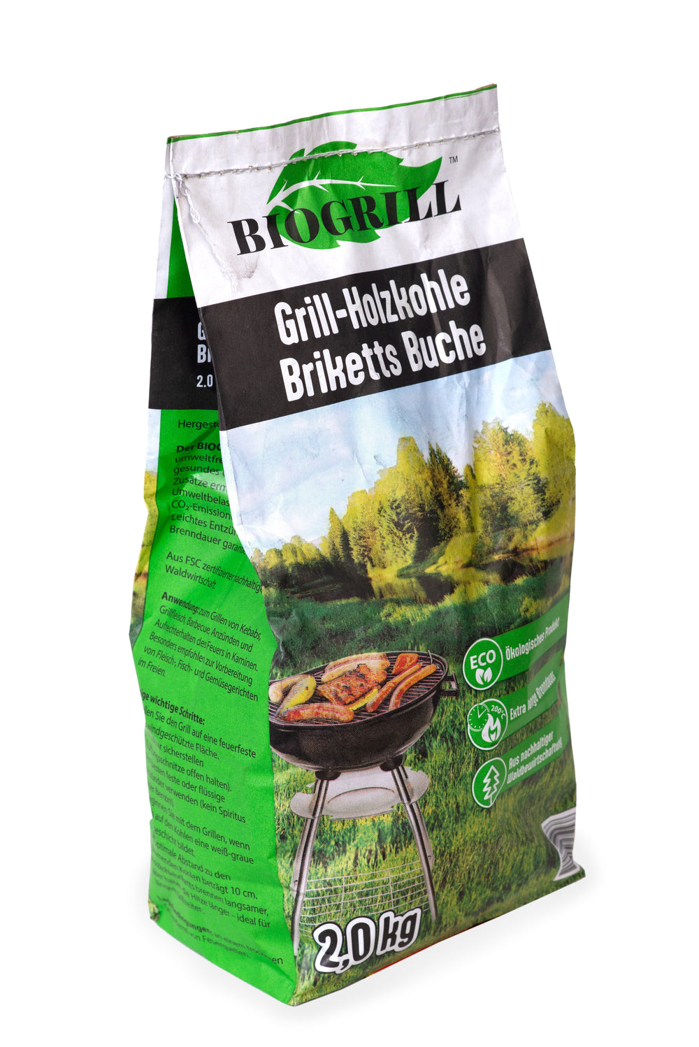 Set Grillkohle 11 kg – 5 kg Holzgrillkohle + 4 kg Buchenholzkohlebriketts +2 kg Buchenholzkohlebriketts Gratis,   Premium Naturkohle für Grill & BBQ – Lange Glut, schnelles Anzünden, hohe Hitze – Ideal für Holzkohlegrill & Smoker