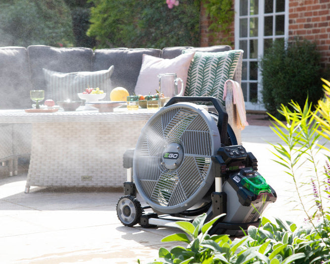 EGO FN1800E Ventilator mit Wassersprühnebel