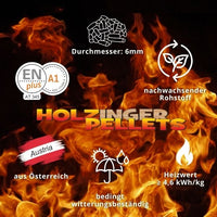 Pellets 15-kg Säcke auf Palette (1050kg) – ENplus® A1