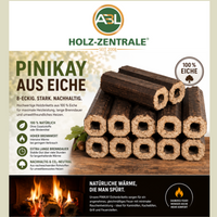 3 er Set Holzbriketts 30 kg – RUF Buche, Pini-Kay Eiche, Nestro Eiche je 10 kg Verpackung– Hochwertige Kaminbriketts, lange Brenndauer, wenig Asche, CO2-neutral – 3 Sorten Premium Brennstoff