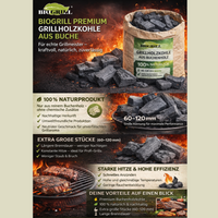 BIOGRILL® Restaurant Grill-Holzkohle 10 kg, 60-160 mm