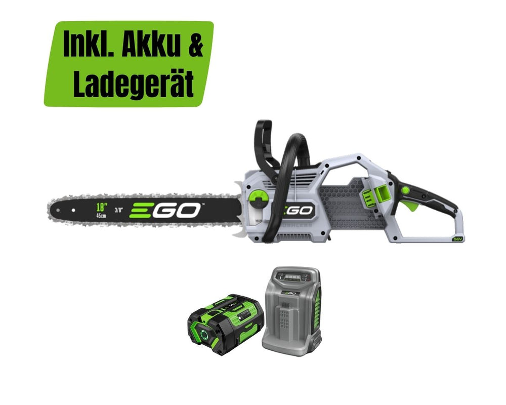 EGO CS1814E Kettensäge 45cm KIT inkl. Akku & Ladegerät