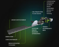 EGO HTX7500S Heckenschere für Profis