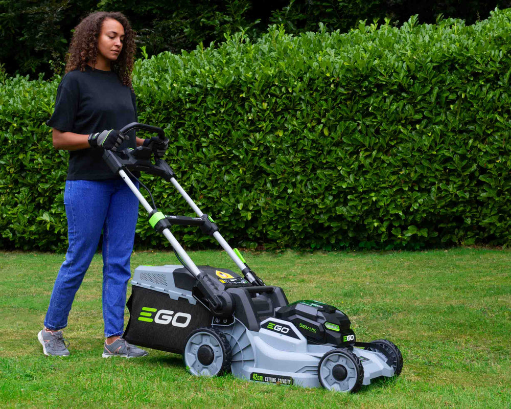 EGO LM1711E Rasenmäher 42cm ohne Antrieb KIT inkl. Akku & Ladegerät