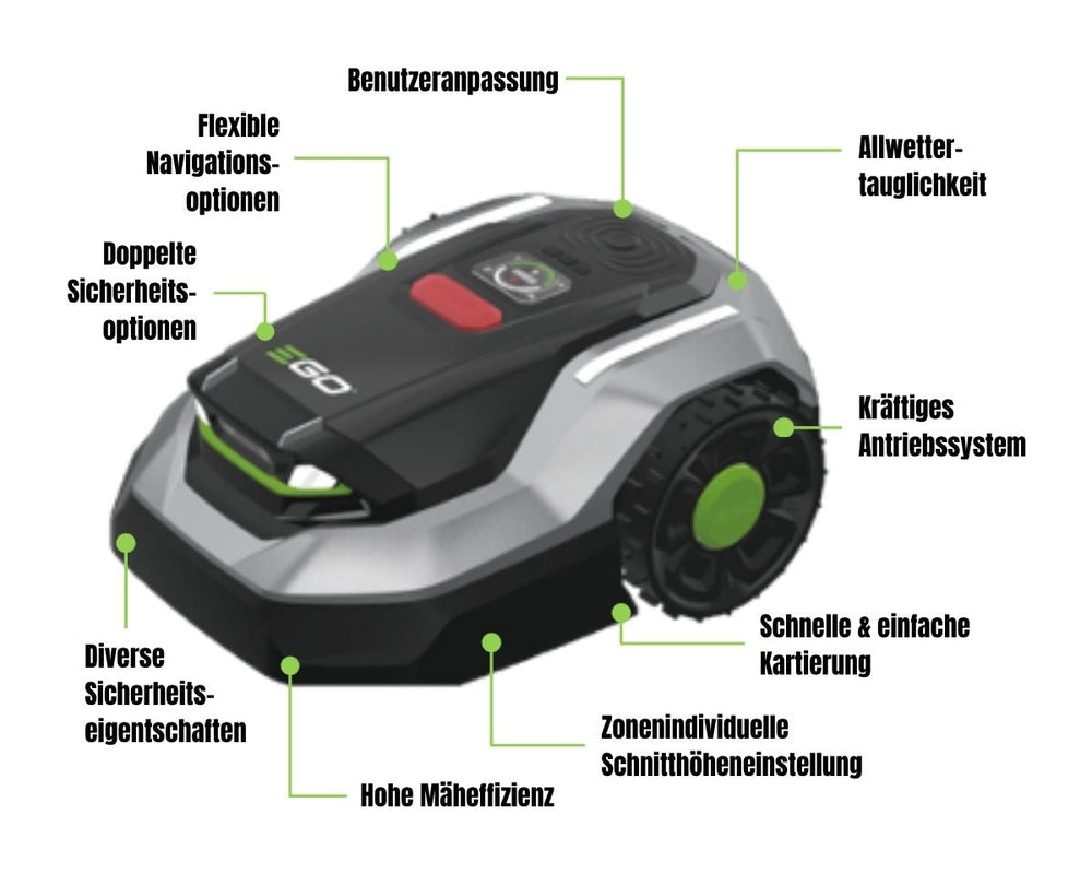 EGO RMR1500E Mähroboter