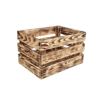 7-er Set Vintage Holzkisten Geflammt – 50x40x30 cm & 40x30x25 cm – Weinkisten & Obstkisten im Used-Look – Dekokisten & Regale – Holzboxen als Möbel & Aufbewahrung – Rustikale Deko