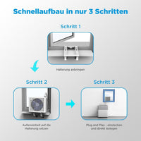 Midea PortaSplit mobile Split-Klimaanlage mit Wärmepumpe, 12000 BTU, 3.5 kW, Weiß