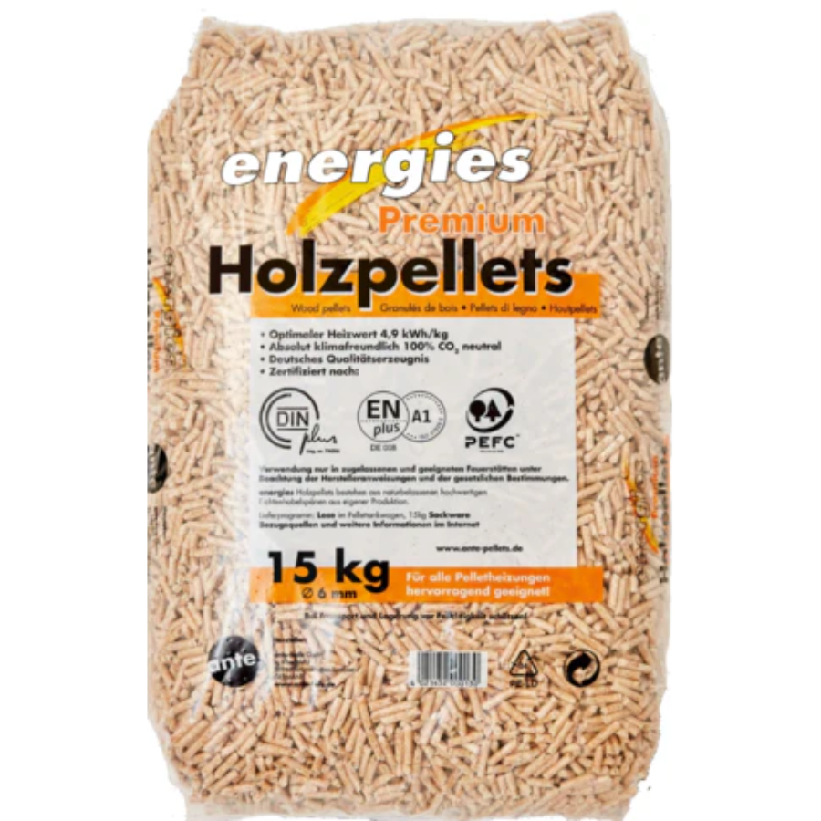 ENERGIES – HOLZPELLETS ALS SACKWARE – 975 KG AUF PALETTE