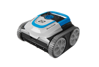 Hayward iPower Shark Poolreinigungsroboter für Schwimmbecken bis 50m², akkubetrieben, grau/blau