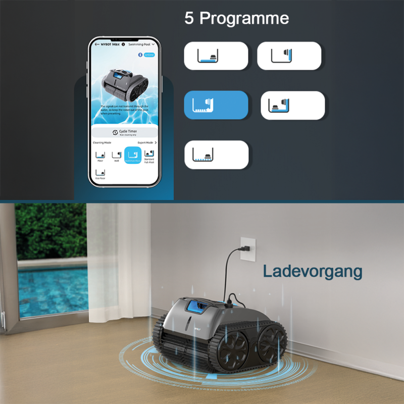 Wybot C1 Pro Akku Poolroboter