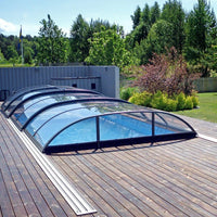 Poolüberdachung Alukov Azure Flat Compact