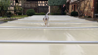 WaluCover Stangenabdeckung winterfest, Handkurbel, Montageset - Rollschutzabdeckung - Pool & Teich
