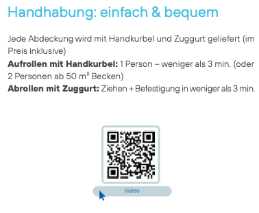 WaluCover Stangenabdeckung winterfest, Handkurbel, Montageset - Rollschutzabdeckung